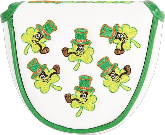 Luxe Golf Putter Cover met Klavertje Vier Design Headcover