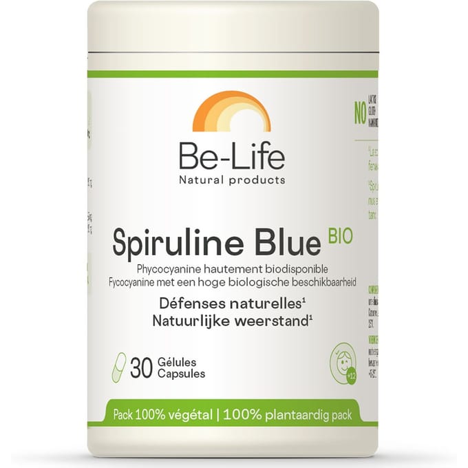 Be-Life Blauwe spirulina bio 30 Capsules