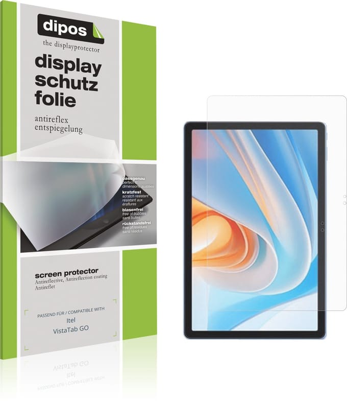 dipos – 2x Matte Beschermfolie geschikt voor Itel VistaTab GO | Krasbestendige & antireflecterende Screenprotector Ultra-Thin