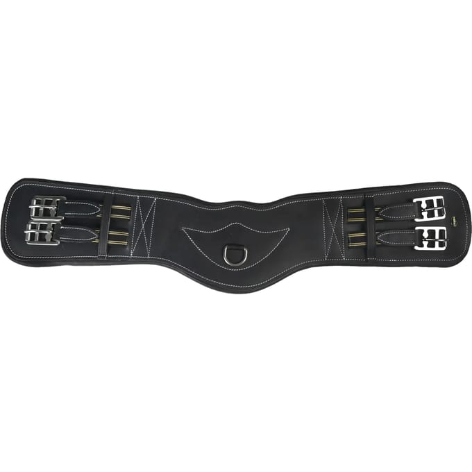Horka Dressuursingel Leer Zwart-zilver - 75
