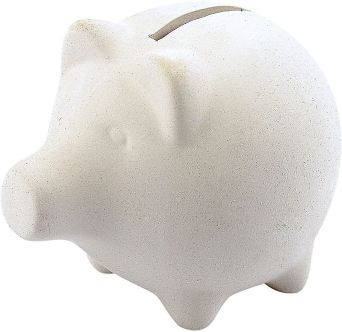 Creativ Company Terracotta Spaarpot Varken 9x11 cm 10 stuks