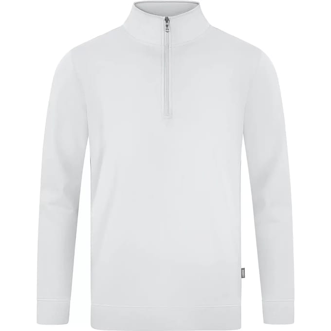 Jako Doubletex Ziptop Heren - Wit | Maat: M