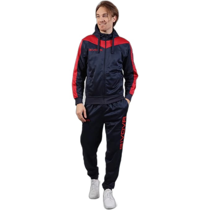 Hooded fleece trainingspak Givova Roma