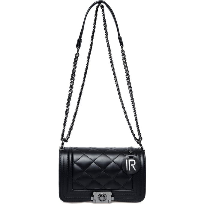 Isabella Rhea Zwart Rundleer Tas