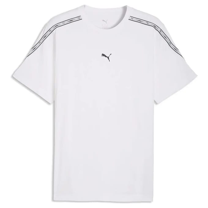 Puma T-shirt Heren Tape Tee Wit - Maat M