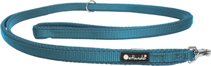 Petlando Trainingslijn Mesh Petrol - Hondenriem - 230x2.5 cm