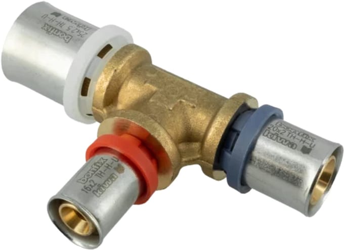 BONFIX Alu-pers verloop T-stuk 25 x 16 x 20 mm 1st