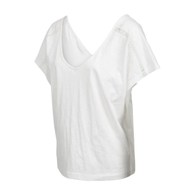 Brunotti - Duya - T-Shirt Snow - Dames - 100% Slubkatoen - Relaxed Fit - M