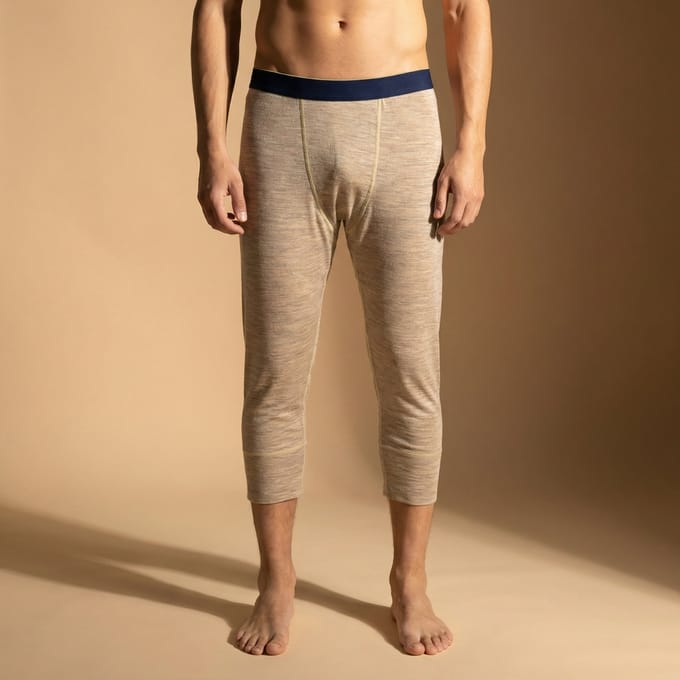 Lynce Mens Premium Merino 3/4 Pant