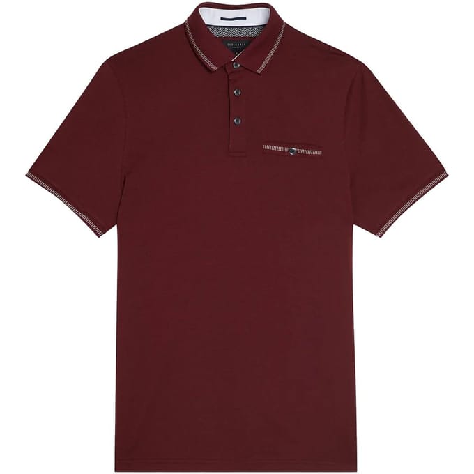 Ted Baker Tortila Heren Maroon Poloshirt
