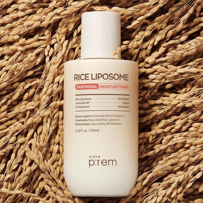 [maak blz:rem] Rice Liposome Panthenol Moisture Toner 200ml beige
