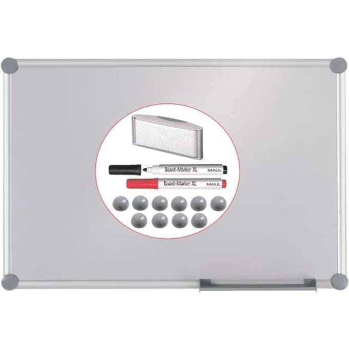Whiteboard »Maulpro 6312484« met kunststof coating, 120 x 90 cm incl. accessoire