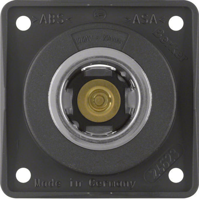 Hager Berker Integro Wandstopcontact (WCD schakelmateriaal) - 845712505 - E2FKB