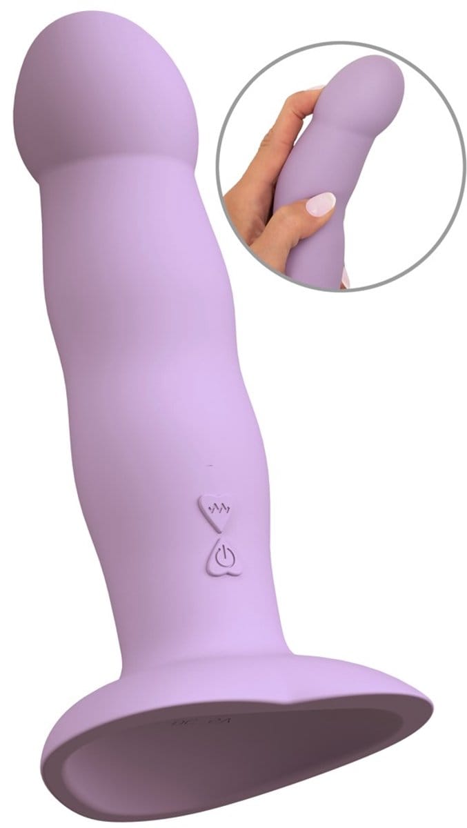 Heart Guy Purple Vibrator Lila