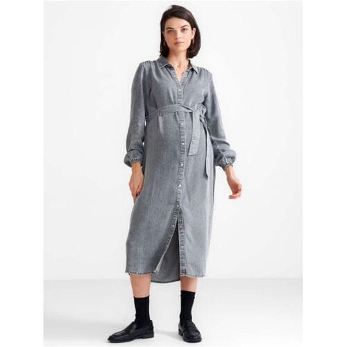 Prénatal zwangerschapsjurk Mid Grey Denim S Dames