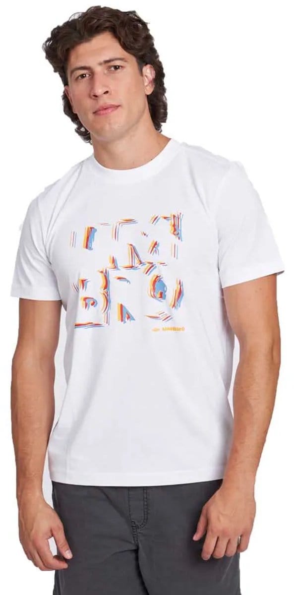 Umbro Box Logo Graphic T-shirt Met Korte Mouwen Wit M