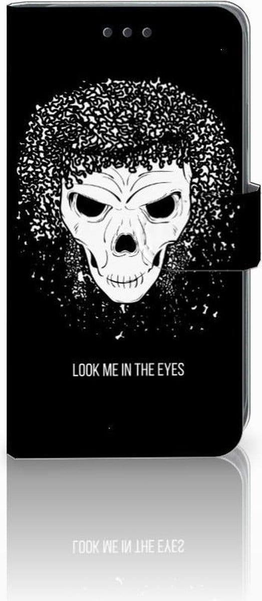 Telefoonhoesje met Naam Apple iPhone Xr Skull Hair