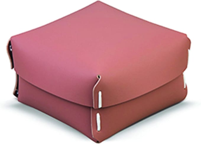 Vacavaliente - Ruca Opbergbox S - Gerecycled Leer - Bruin
