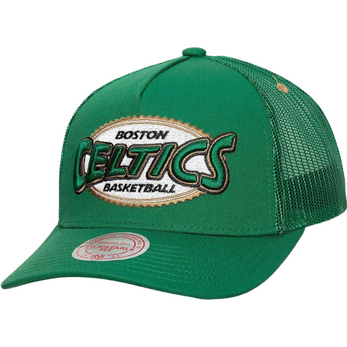 Mitchell And Ness NBA Boston Celtics Trucker Snapback Pet Groen