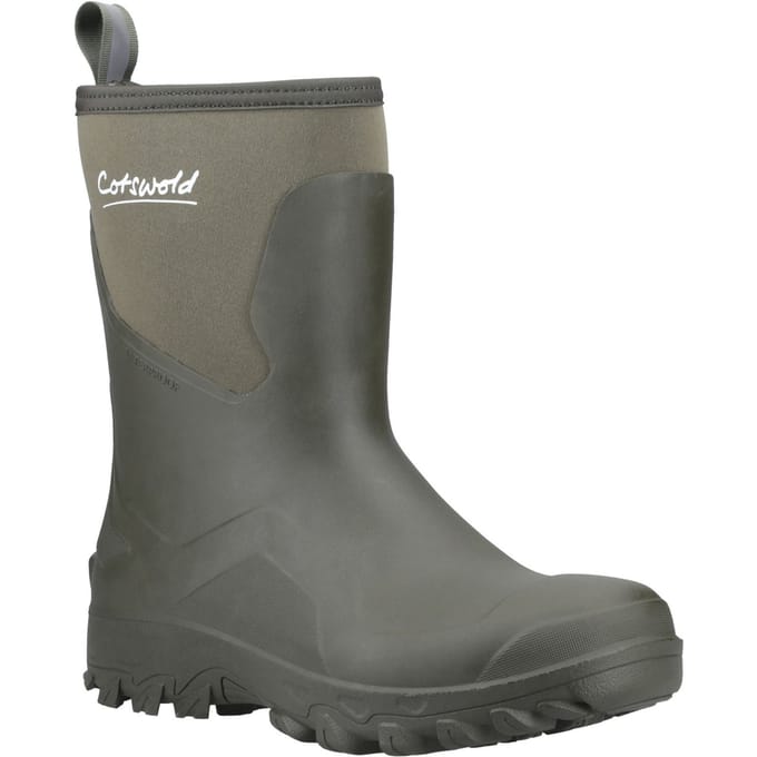 Cotswold Standlake Rubberen Groene Wellingtonlaarzen voor Mannen
