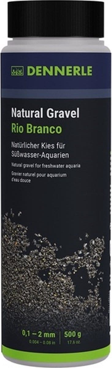 Dennerle Natural Gramavel Rio Branco 0,1-2MM - 500 Gram