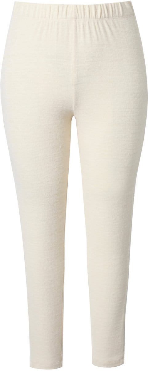 Ulla Popken - Dames - loungewear legging strepen opzij elastische band - Popcorn - Maat 46+