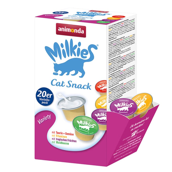 Animonda Milkies Variety Value Pack - Kattensnack - Assorti 20x15 g 20 stuks