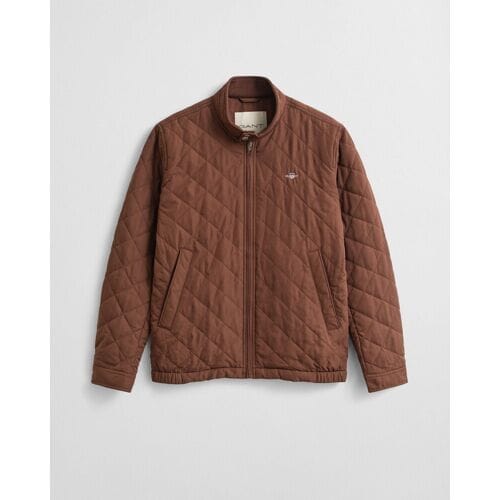 Gant Jack Quilted Windcheater Mahogany Brown / male