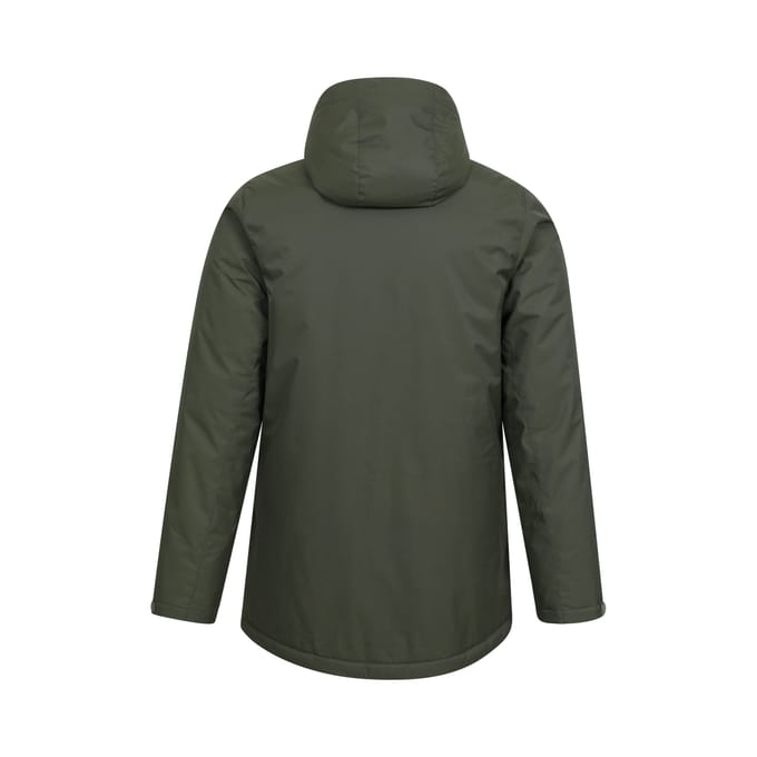 Mountain Warehouse Heren Ranger gewatteerde parka (Kaki Groen)