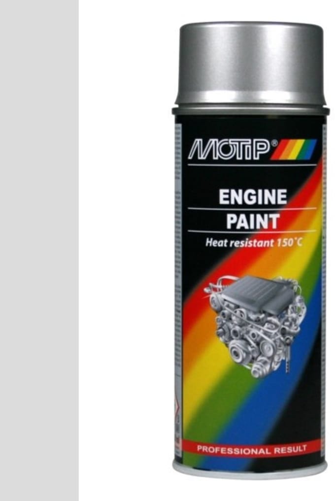 Motip Engine Paint aluminium spuitbus - hittebestendig tot 150°C - 400ml