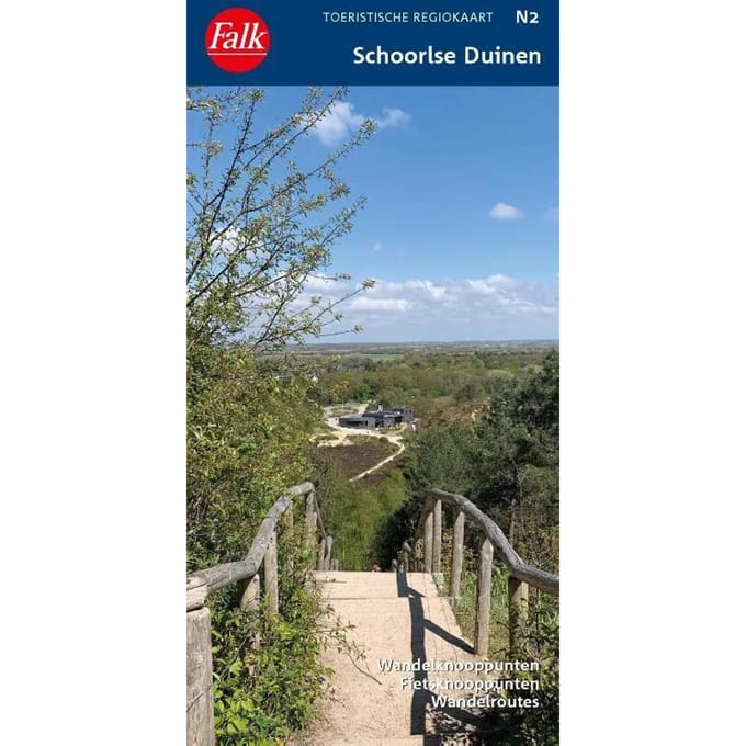 Falk Regiokaart Schoorlse Duinen
