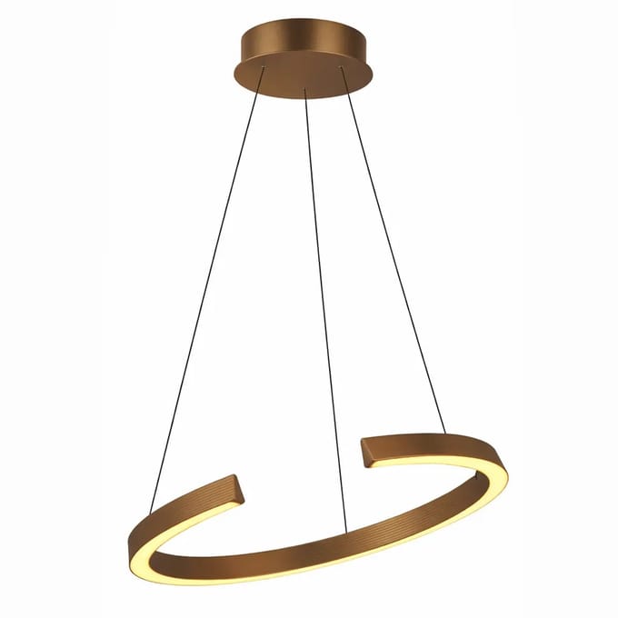 Freelight - Hanglamp Cavallo Ø 65 cm comfortlift brons goud