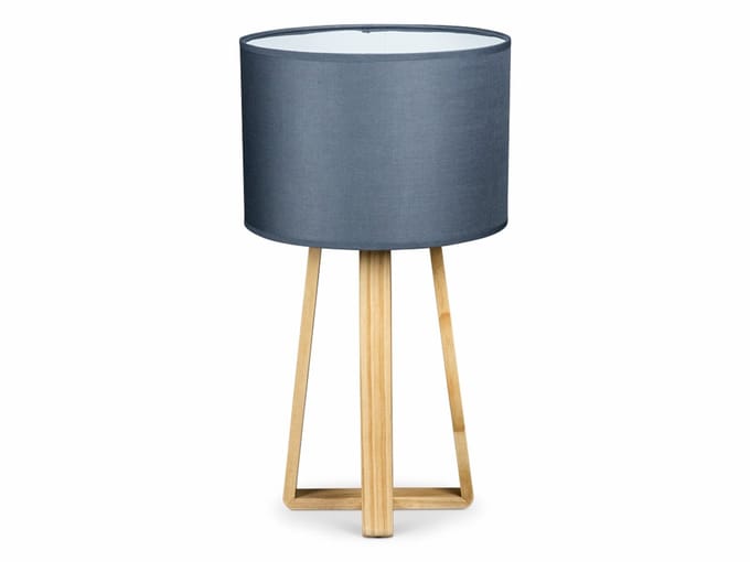 Lanterfant® Lamp Femke - Houten frame - Staande lamp - Donkergrijs