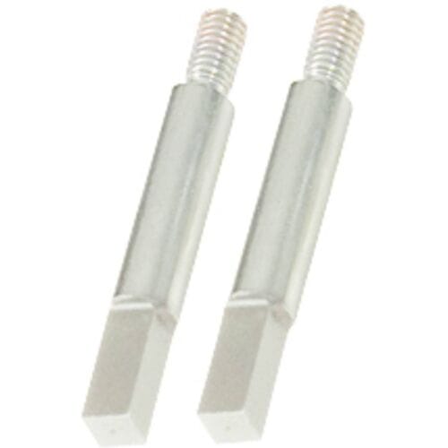 KS Tools 450.0185 Vierkante adapter, 6 mm, verpakking van 2 stuks, verchroomd
