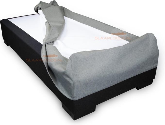 Slaaploods.nl Boxspring Hoes - 80 x 200 cm - Hoogte 20 cm - Grijs I91