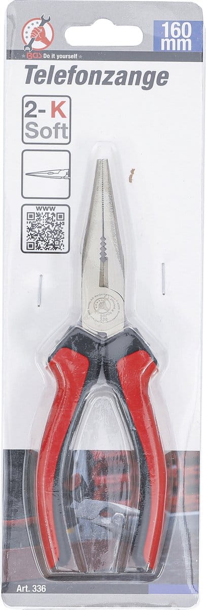 BGS Telefoontang recht 160 mm