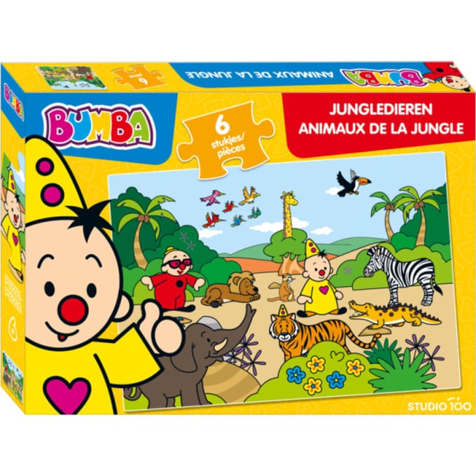 Studio 100 Bumba Puzzle Jungle Animals 6 pcs.