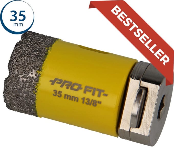 ProFit Diamantboor met geïntegreerde Click & Drill® adapter 35 mm.