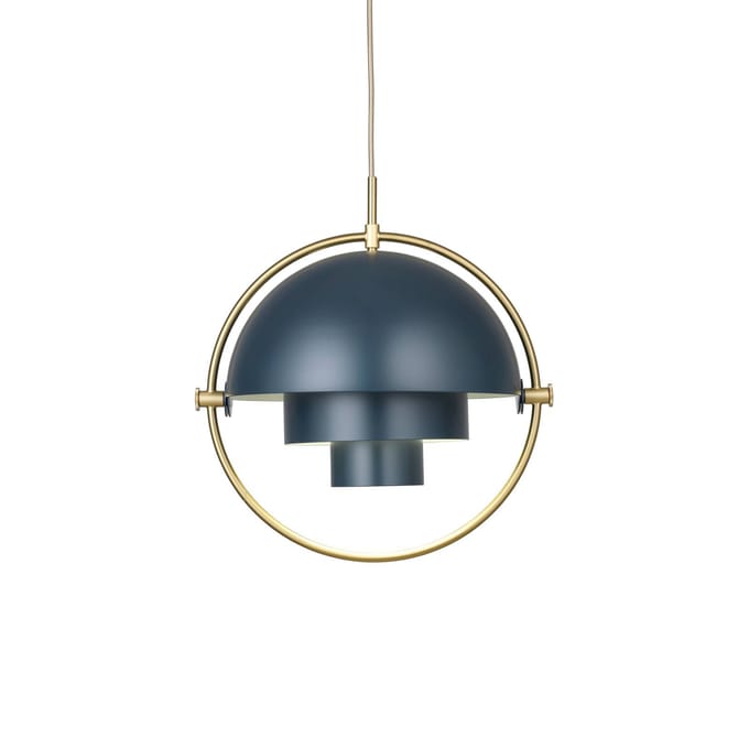 GUBI Multi-Lite Hanglamp Groot Messing & Middernachtblauw - Limited Edition