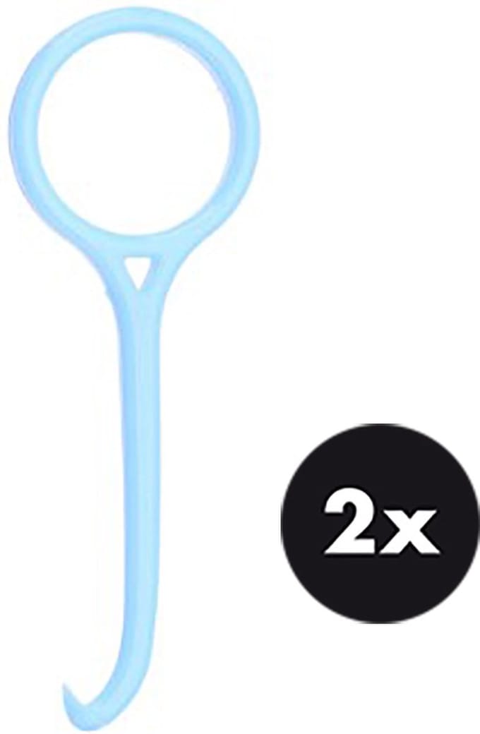 Orthodontische haakjes - Haakje - Beugel - Beugelhaak - Blauw - 2 stuks