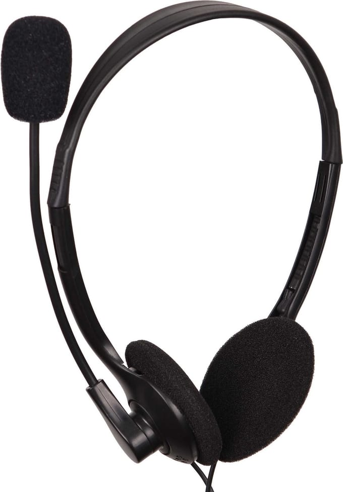 Gembird | Casque stéréo | MHS-123 | Microphone intégré | 3,5 mm | Noir