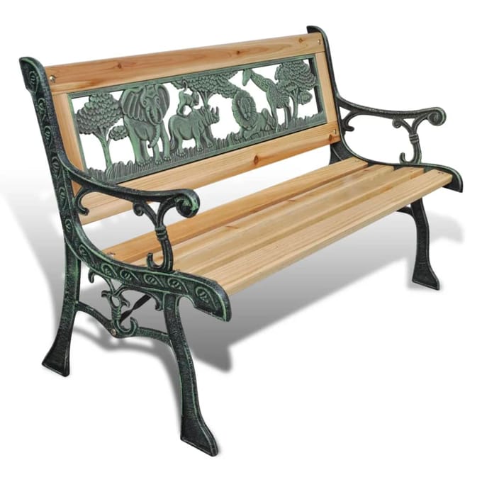 vidaXL - Kindertuinbank - 84 - cm - hout