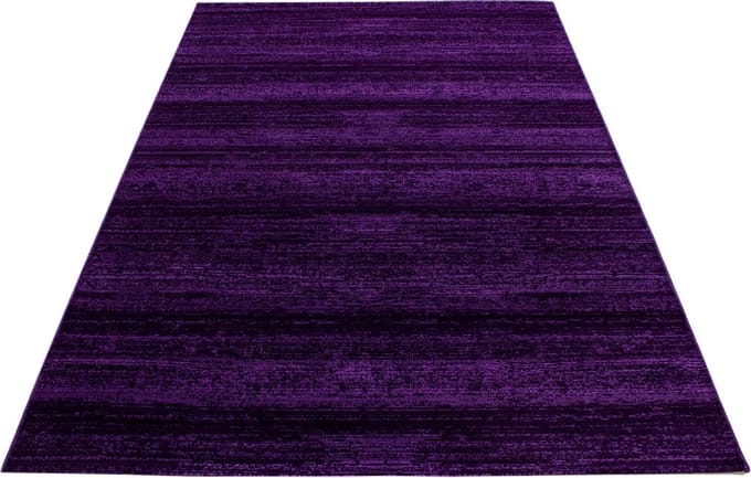 Modern laagpolig vloerkleed Plus - lila 8000 - 80x150 cm