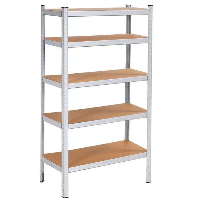 Springos Opbergrek | Stellingkast | Stellingkast Metaal | 675 KG |150 x 75 x 30 cm