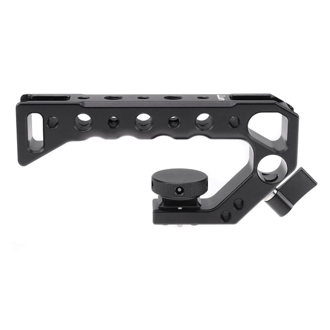 JLwin AF412 Universele Top Handel Camera Top Handgreep Aluminiumlegering met 4 Cold Shoe Mount Arca zwart