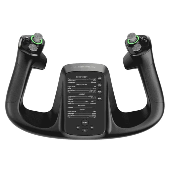 Moza Racing MFY Yoke – Professionele Flight Sim Yoke met 34 programmeerbare ingangen
