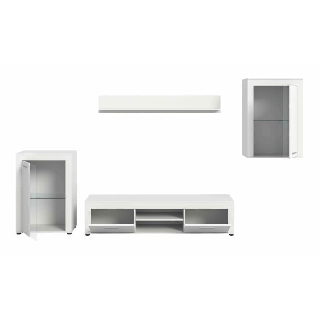 Jam woonkamercombinatie wit melamine - 35x169x310cm