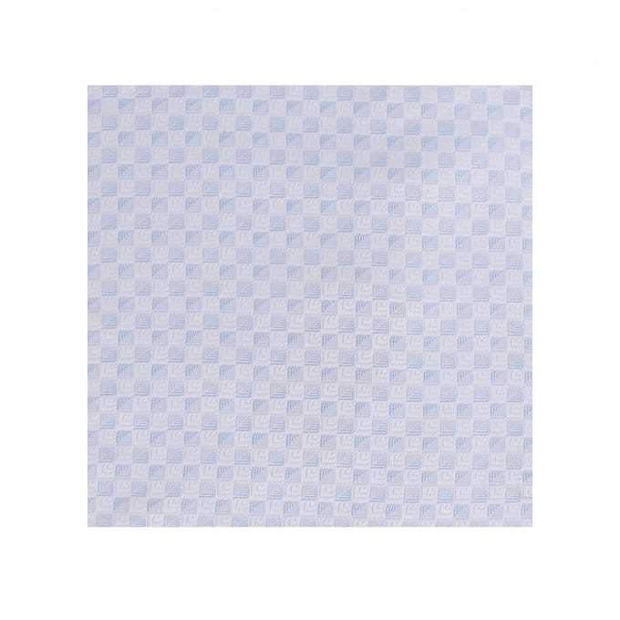 TRESANTI | EVERON | Zijden pochet geometrisch | Sky Blauw