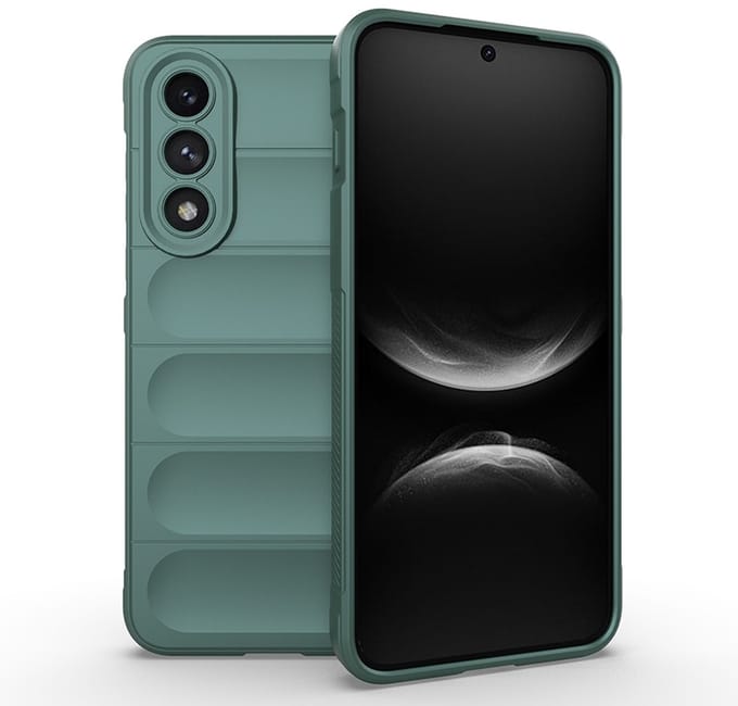 MobyDefend Hoesje - Geschikt voor OnePlus Nord 5 - TPU Gripcase - Groen