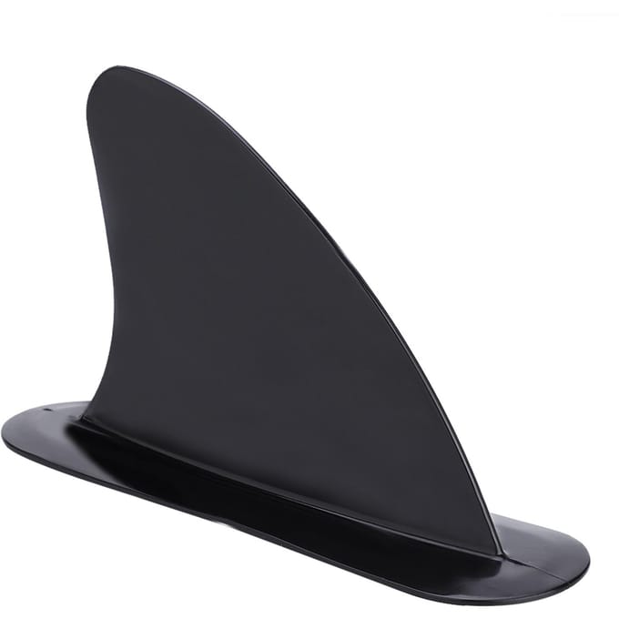 Stevige Zwarte PVC Skeg Tracking Fin Surfboard Vinnen voor Kajaks Kano's Roeiboten black